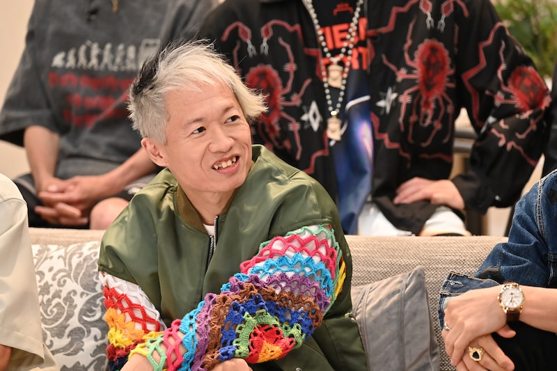 UVERworldの克哉（G）。