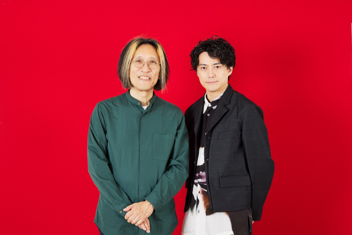 左から宮川彬良、藤田俊太郎。