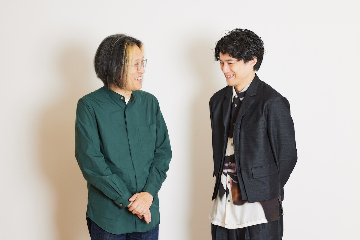 左から宮川彬良、藤田俊太郎。