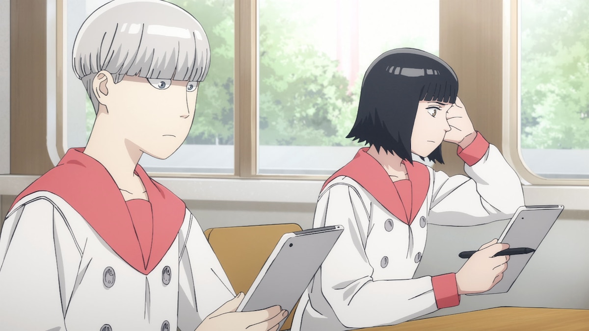 TVアニメ「天国大魔境」第1話より。