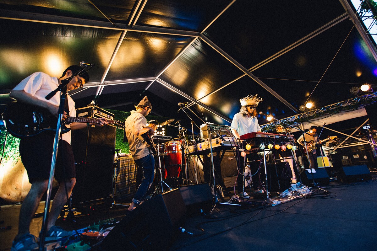 「THE CAMP BOOK 2018」出演時のYOUR SONG IS GOOD。