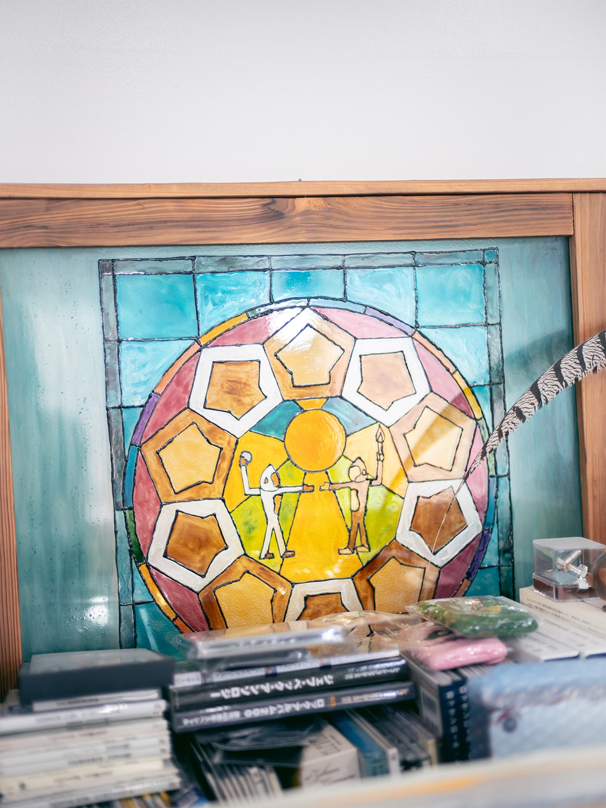 アルバム「YETI vs CROMAGNON」のジャケットに使用された作品。