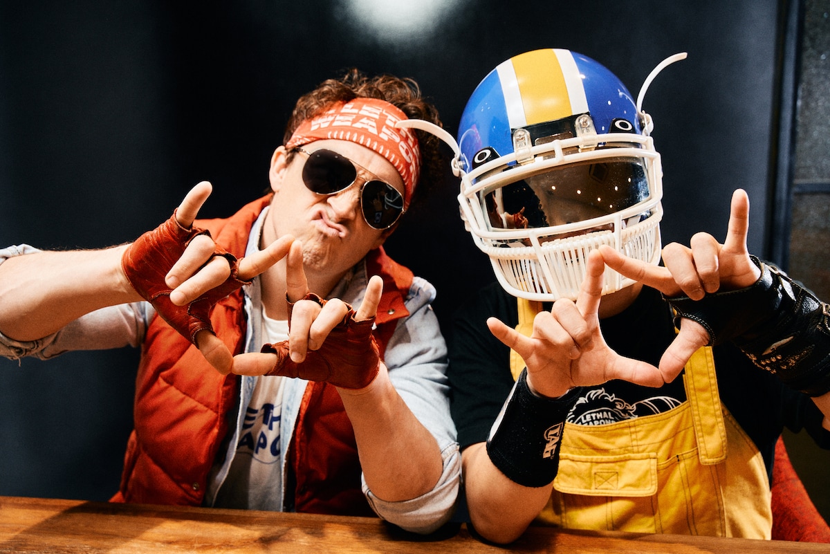 ザ・リーサルウェポンズ。左からサイボーグジョー、アイキッド。