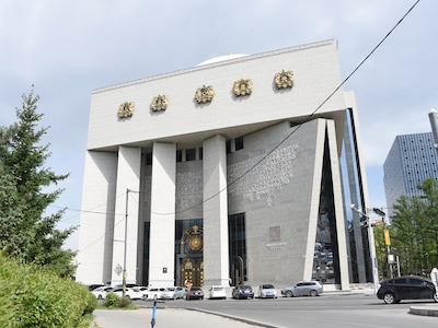 チンギス・ハーン博物館の外観。