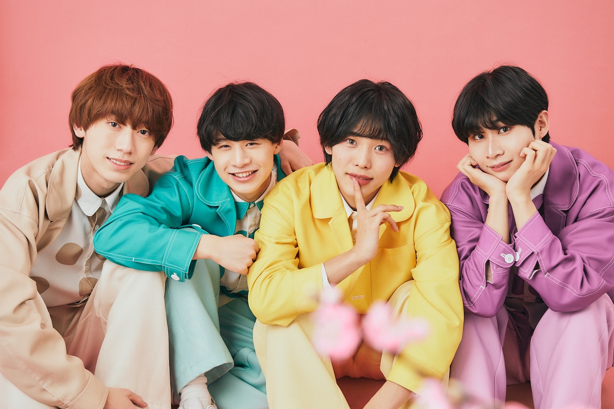 左から阿部隼大、堀内結流、星野晴海、鈴木志音。