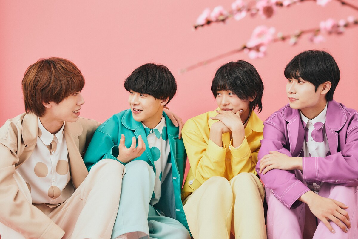 左から阿部隼大、堀内結流、星野晴海、鈴木志音。