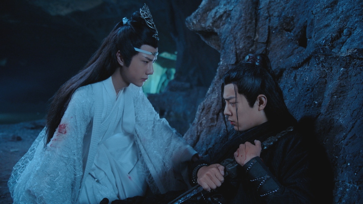 ドラマ「陳情令」より、左から王一博扮する藍忘機、肖戦扮する魏無羨。
©2019 Shenzhen Tencent Computer Systems Company Limited