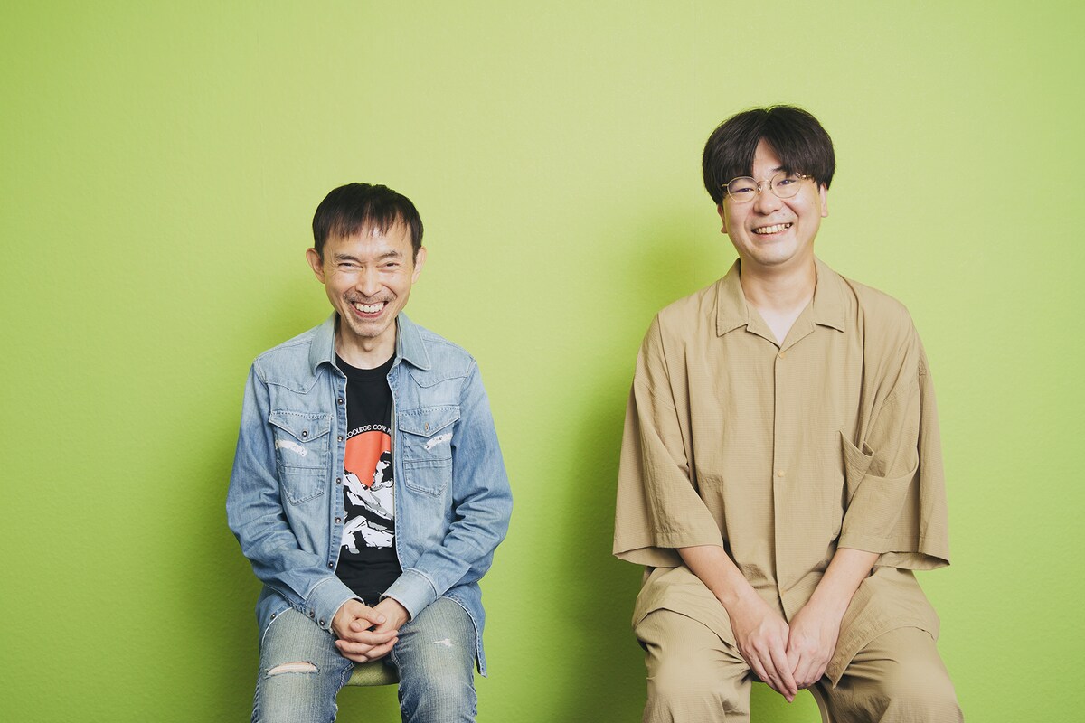 左から宮城聰、三浦直之。