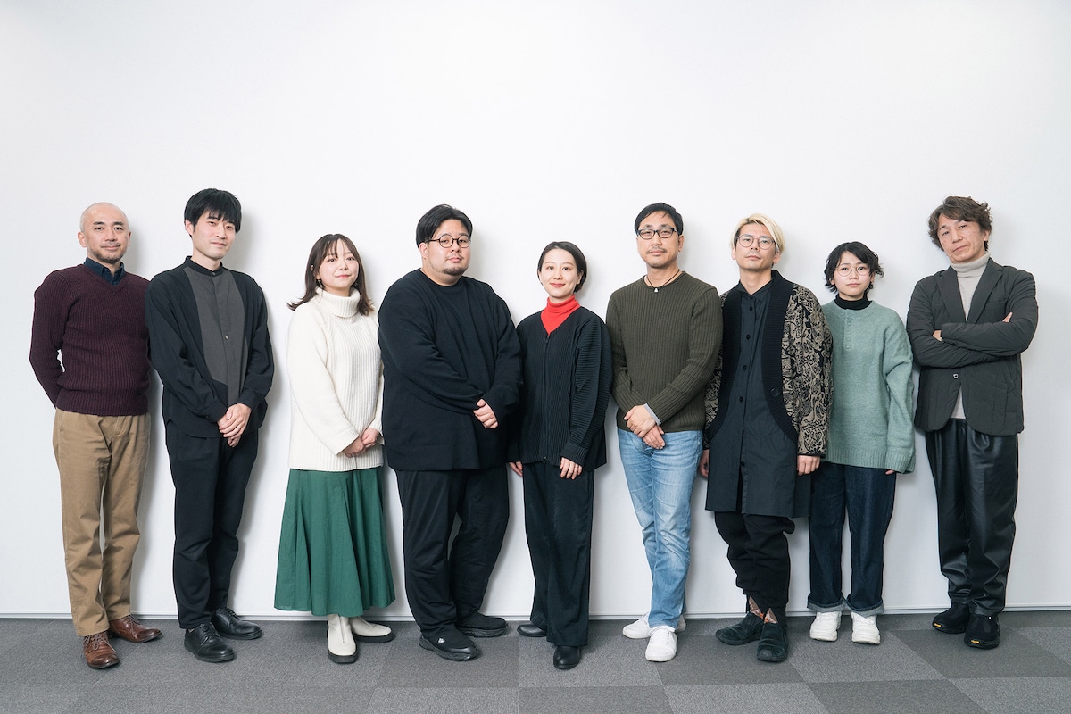 左から古元道広、額田大志、水野恵美、三橋亮太、堀朝美、宋元燮、長谷川寧、坂本奈央、木内宏昌。