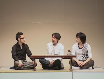 「第5回東京03単独ライブ『傘買って雨上がる』」より。