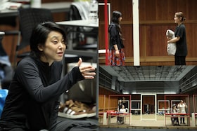 穂の国とよはし芸術劇場PLAT発！舞台手話通訳付き公演「楽屋 - 流れ去るものはやがてなつかしき -」稽古場レポート