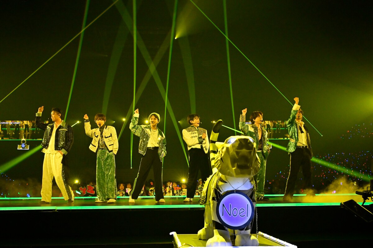 「Travis Japan Concert Tour 2025 VIIsual」神奈川・横浜アリーナ公演より。