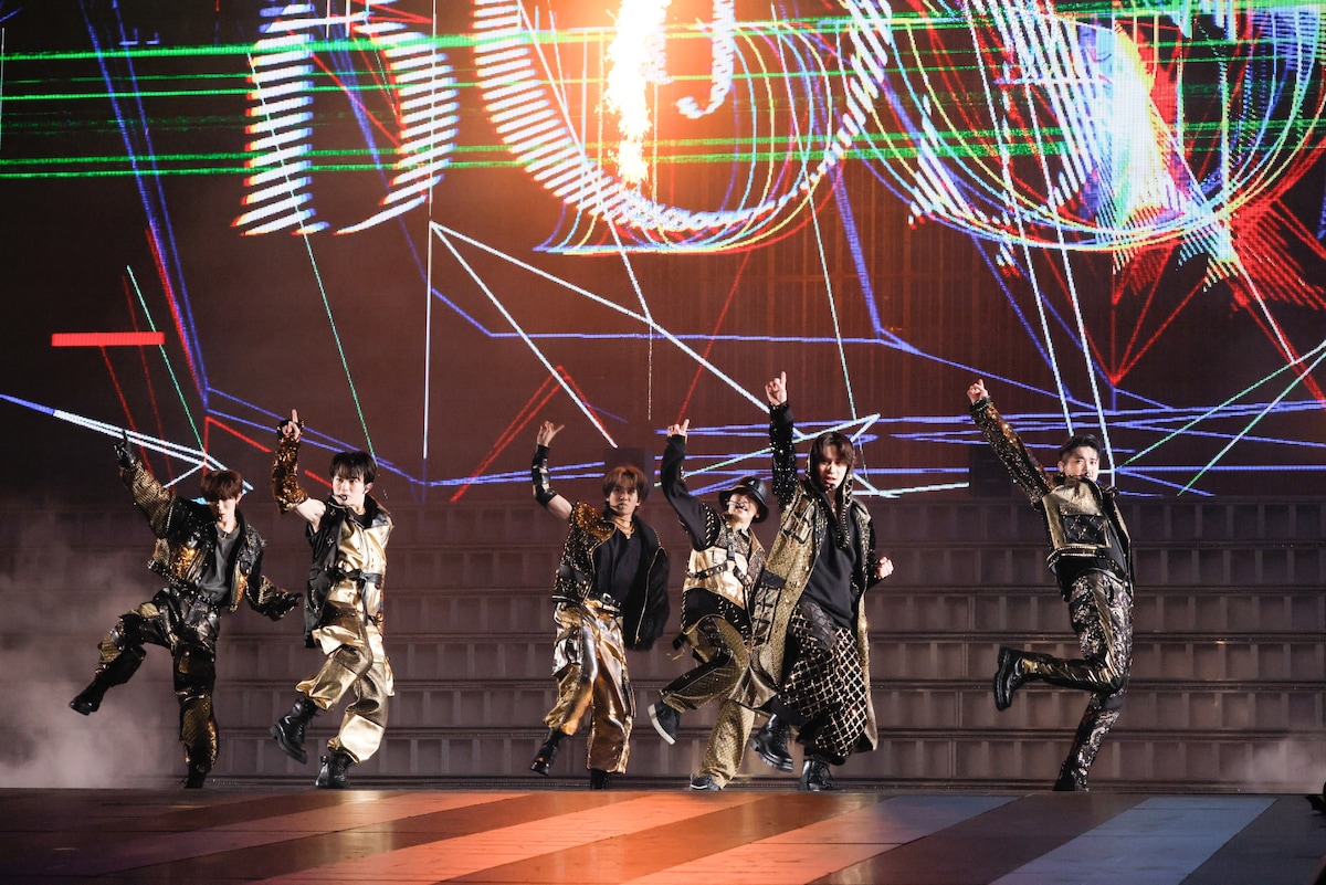 「Travis Japan Concert Tour 2025 VIIsual」神奈川・横浜アリーナ公演より。