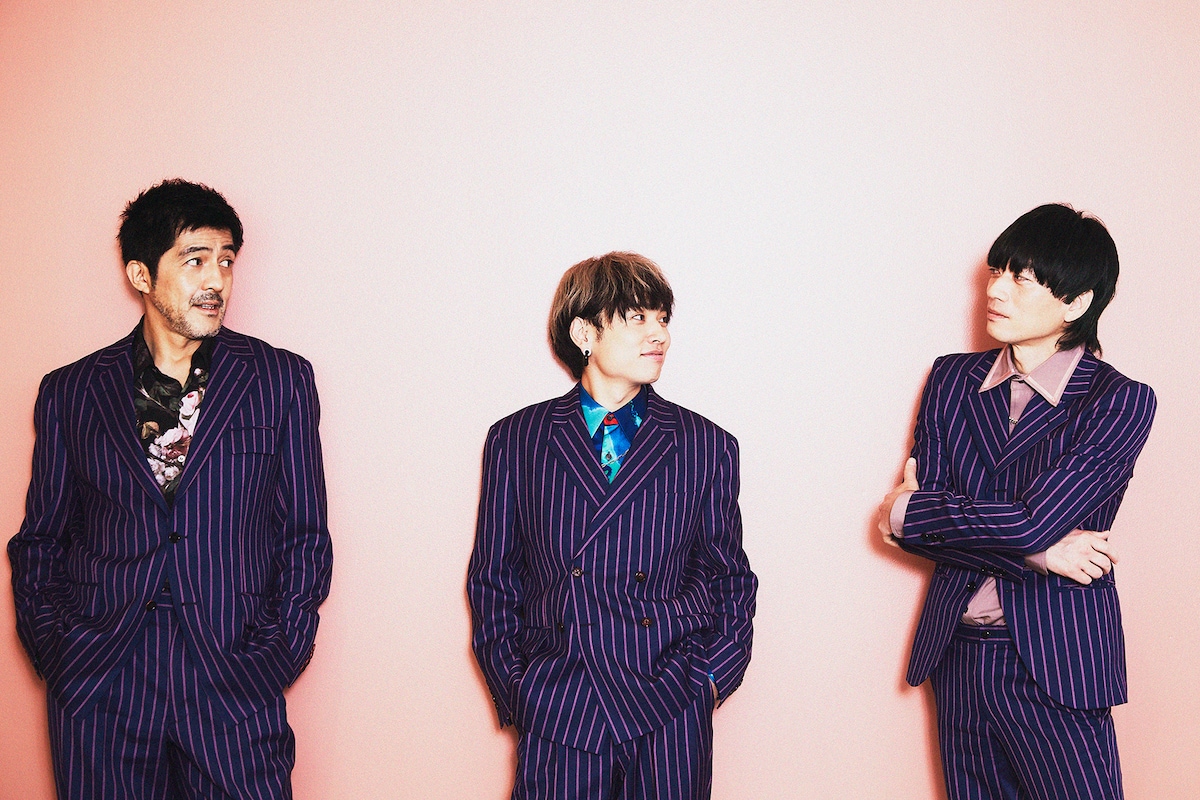 左から谷中敦、石原慎也、加藤隆志。