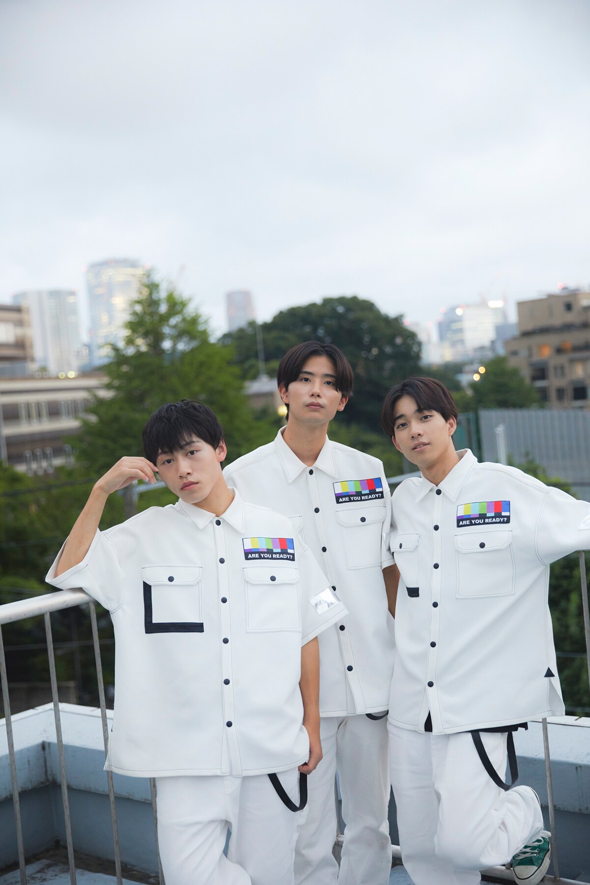 左から大谷篤行、添田陵輔、橋爪優真。