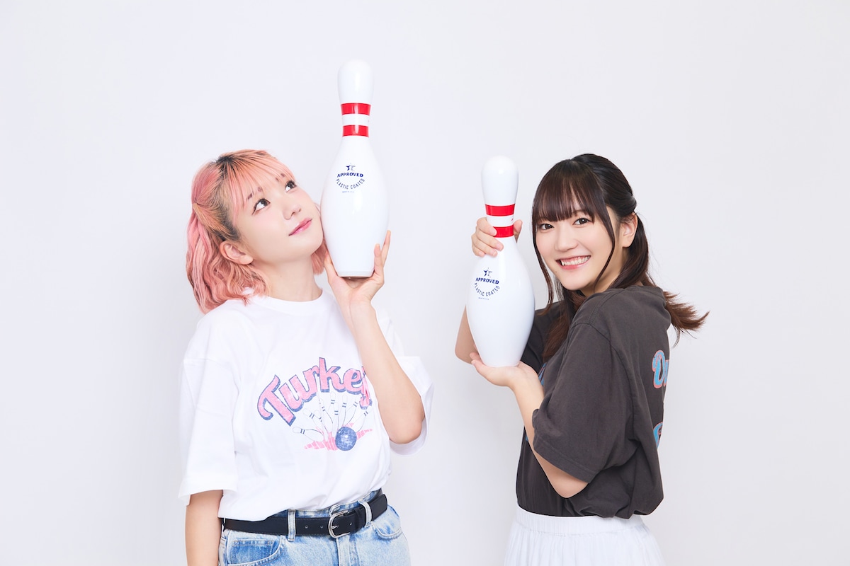 左から北澤ゆうほ（Q.I.S.）、菱川花菜。