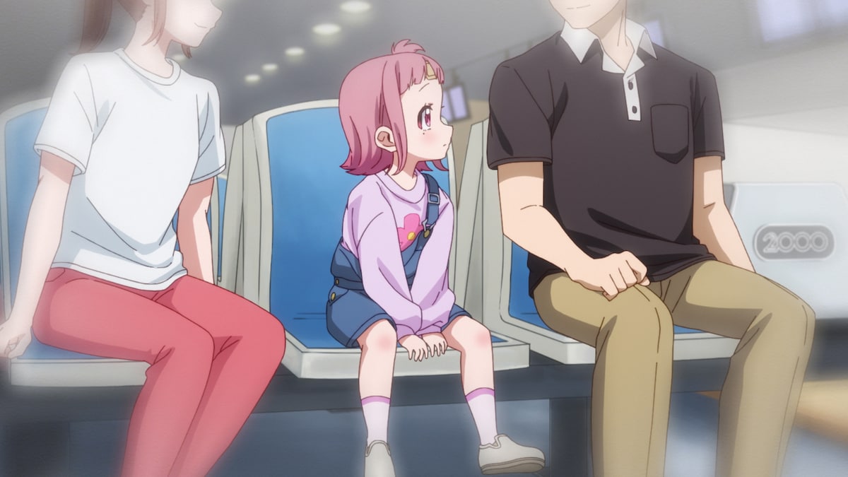 幼少期の音無麻衣。テレビアニメ「Turkey!」第4話より。