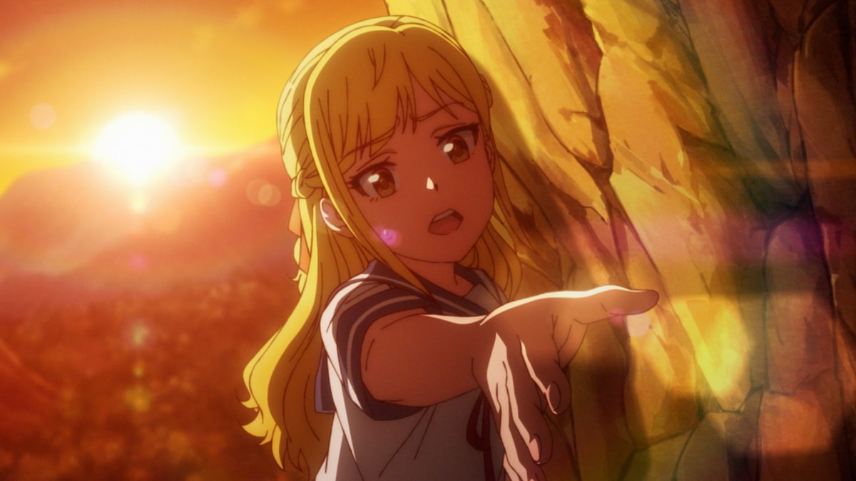 三鷹希。テレビアニメ「Turkey!」第5話より。