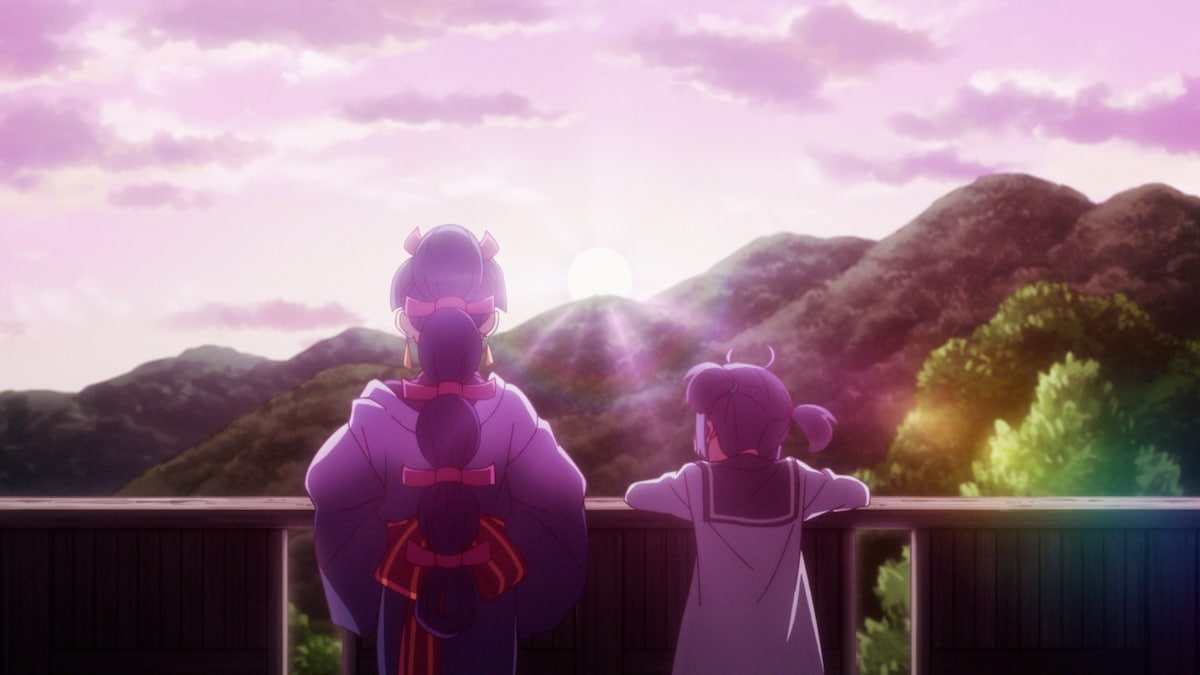 夏夢と二階堂七瀬。テレビアニメ「Turkey!」第7話より。