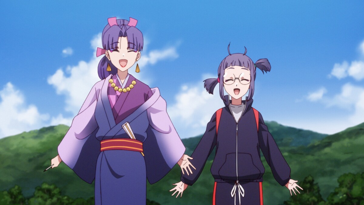 夏夢と二階堂七瀬。テレビアニメ「Turkey!」第7話より。