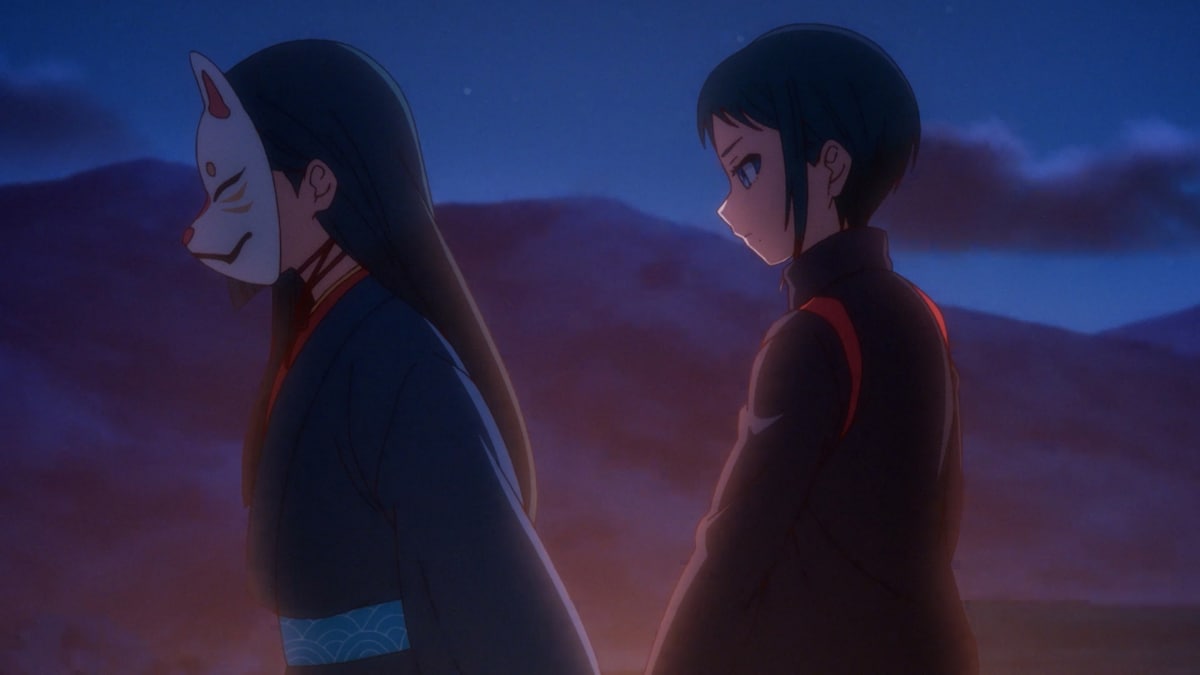 朱火と五代利奈。テレビアニメ「Turkey!」第9話より。