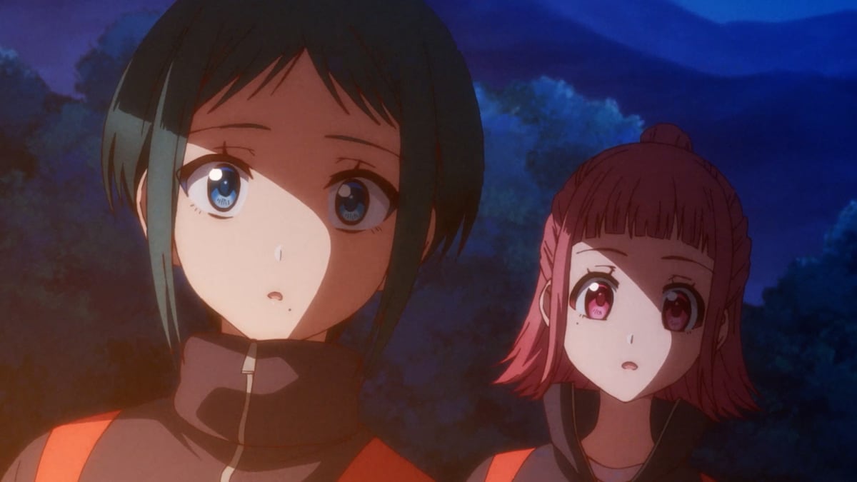 五代利奈と音無麻衣。テレビアニメ「Turkey!」第9話より。