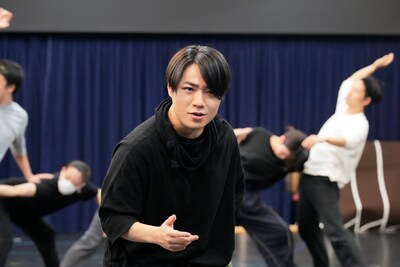 「有頂天家族」稽古の様子。