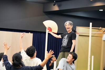 「有頂天家族」稽古の様子。