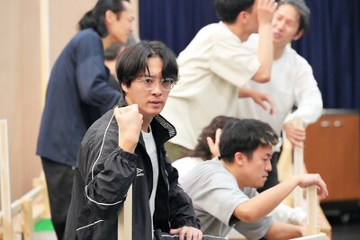 「有頂天家族」稽古の様子。