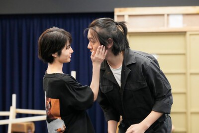 「有頂天家族」稽古の様子。