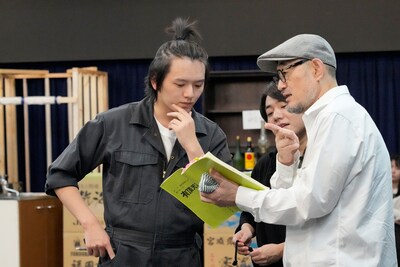 「有頂天家族」稽古の様子。