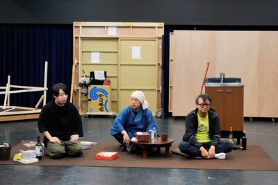 「有頂天家族」稽古の様子。