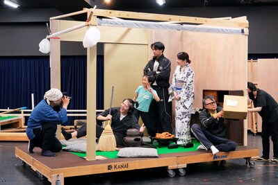 「有頂天家族」稽古の様子。