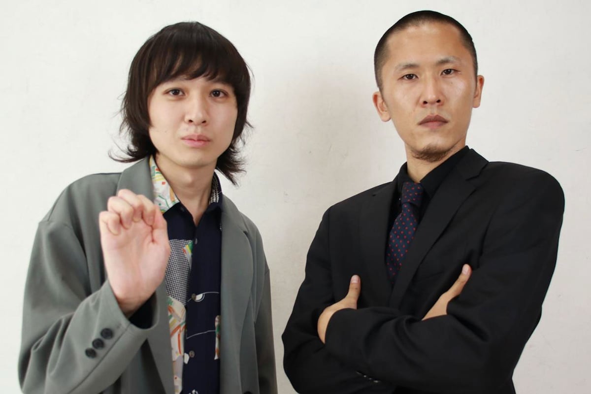 大石（左）、江頭（右）