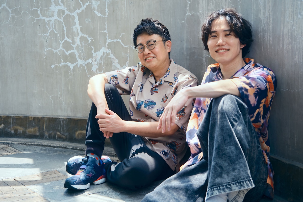 左から銀シャリ橋本、ナイチンゲールダンス・ヤス。