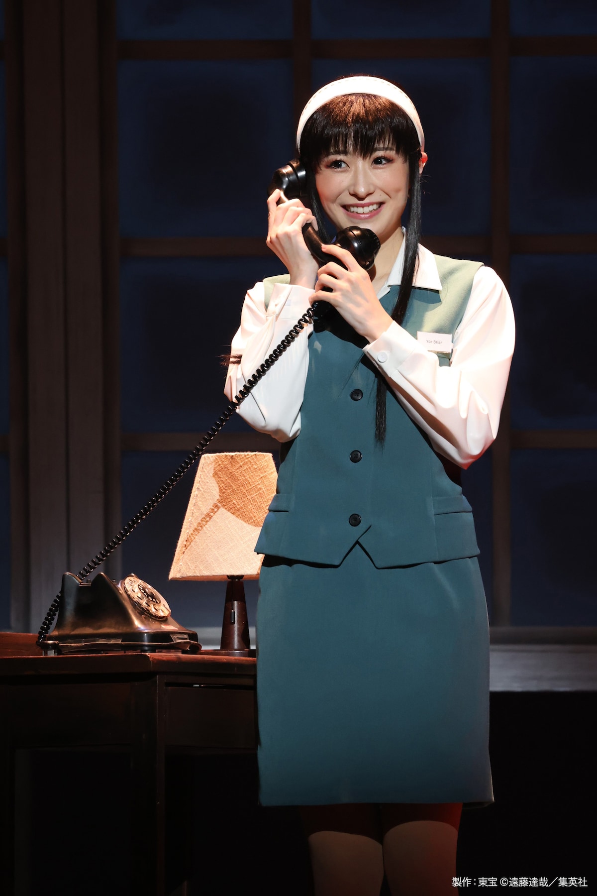 ミュージカル「SPY×FAMILY」より、唯月ふうか出演回の様子。