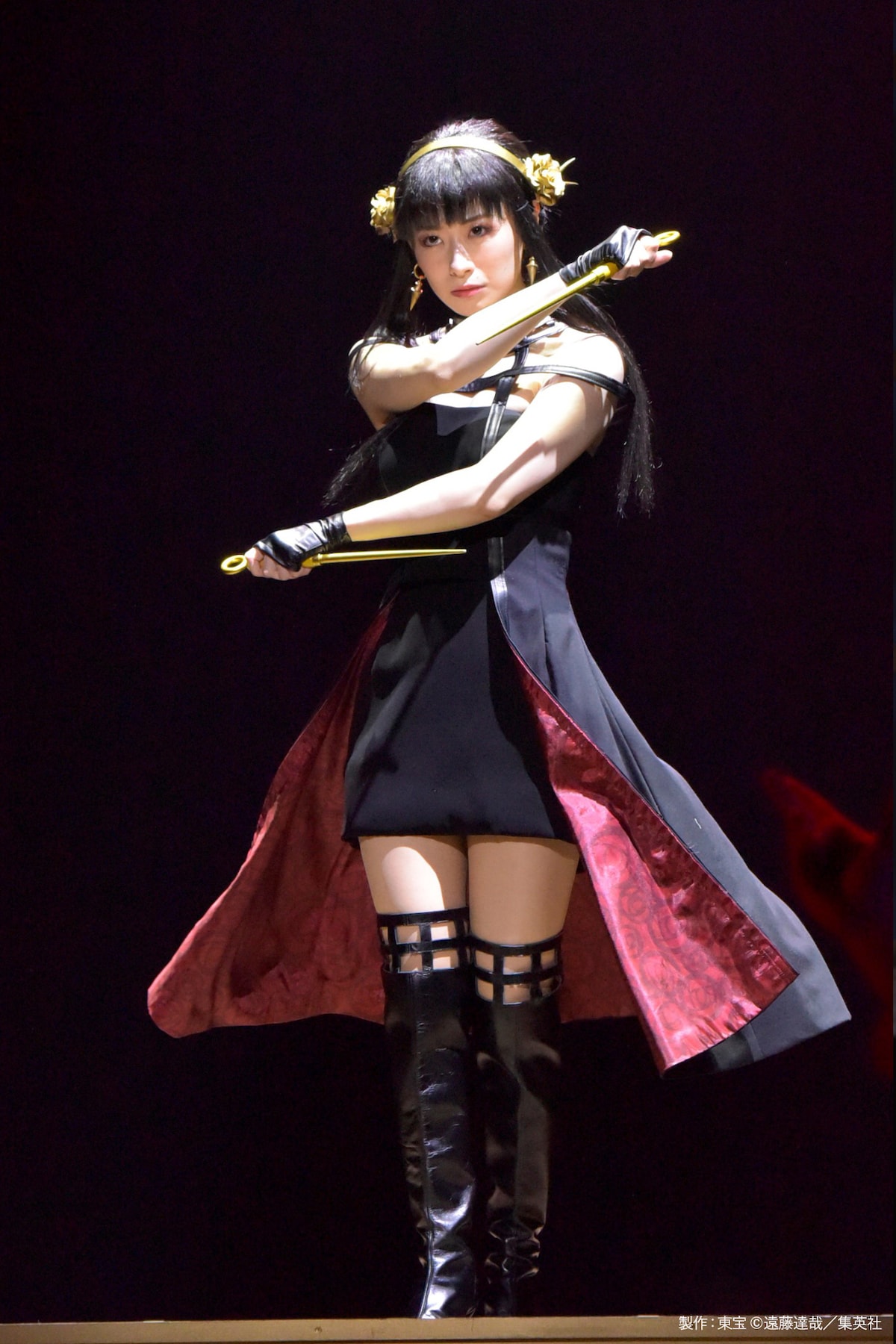 ミュージカル「SPY×FAMILY」より、唯月ふうか出演回の様子。