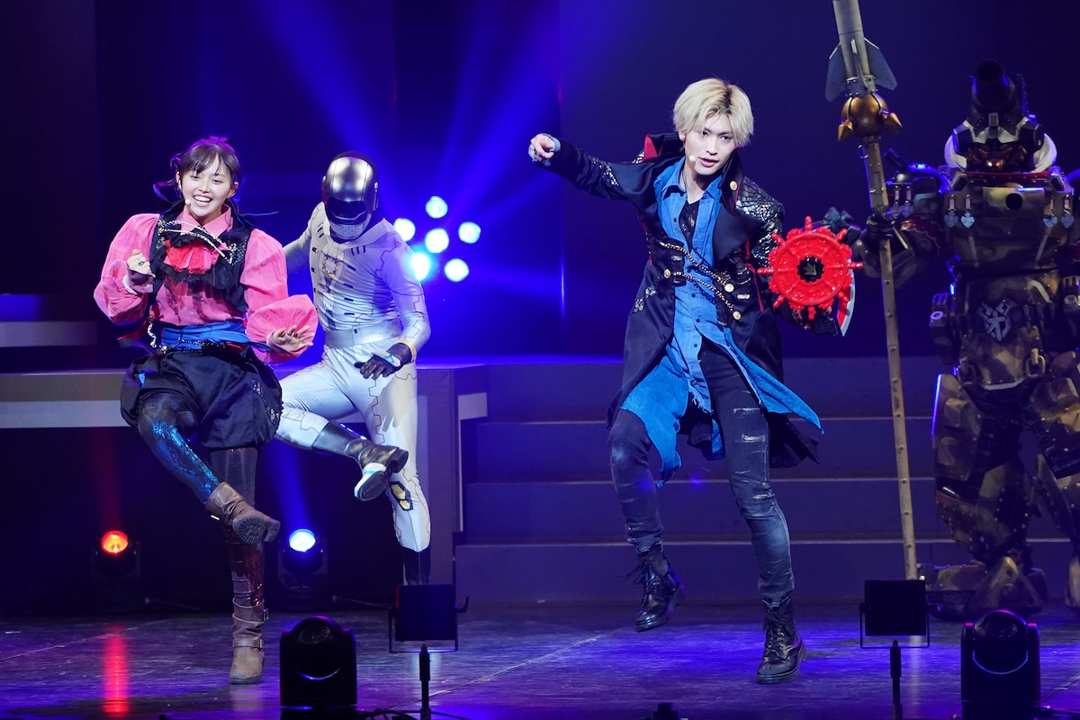 「機界戦隊ゼンカイジャー ファイナルライブツアー2022」4月30日の名古屋公演の様子。