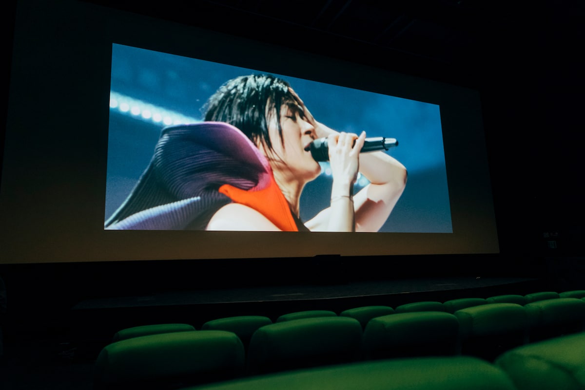 「HIKARU UTADA LIVE CHRONICLES in cinema」大阪会場の様子。