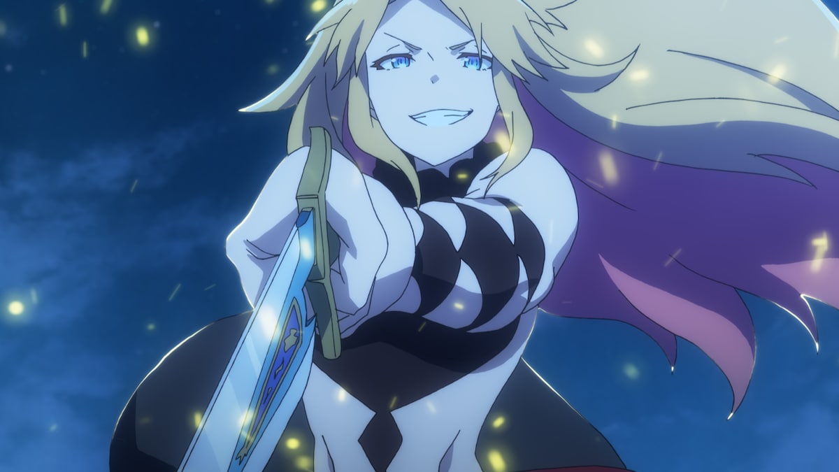 アーシュナ。グリザリカ王国の王女で“姫騎士”の愛称で知られる。好戦的な性格で常に心躍るバトルを求めている。