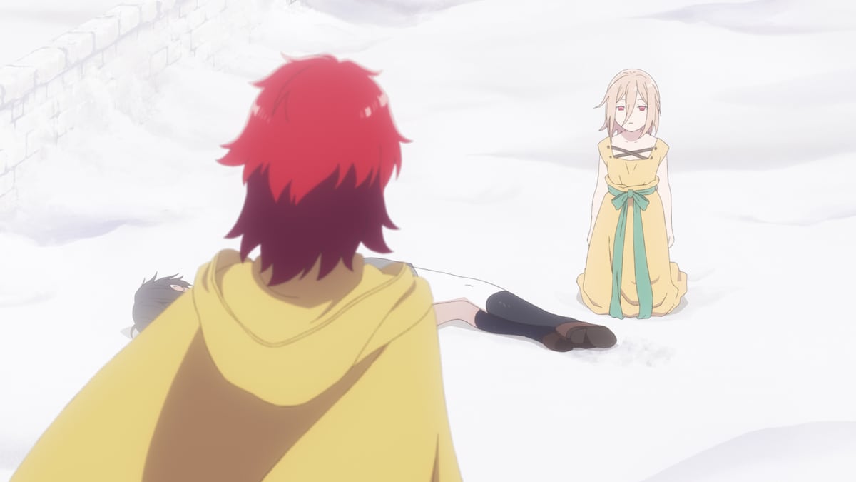 第1話および第4話ではフレアと幼いメノウの出会いが描かれている。