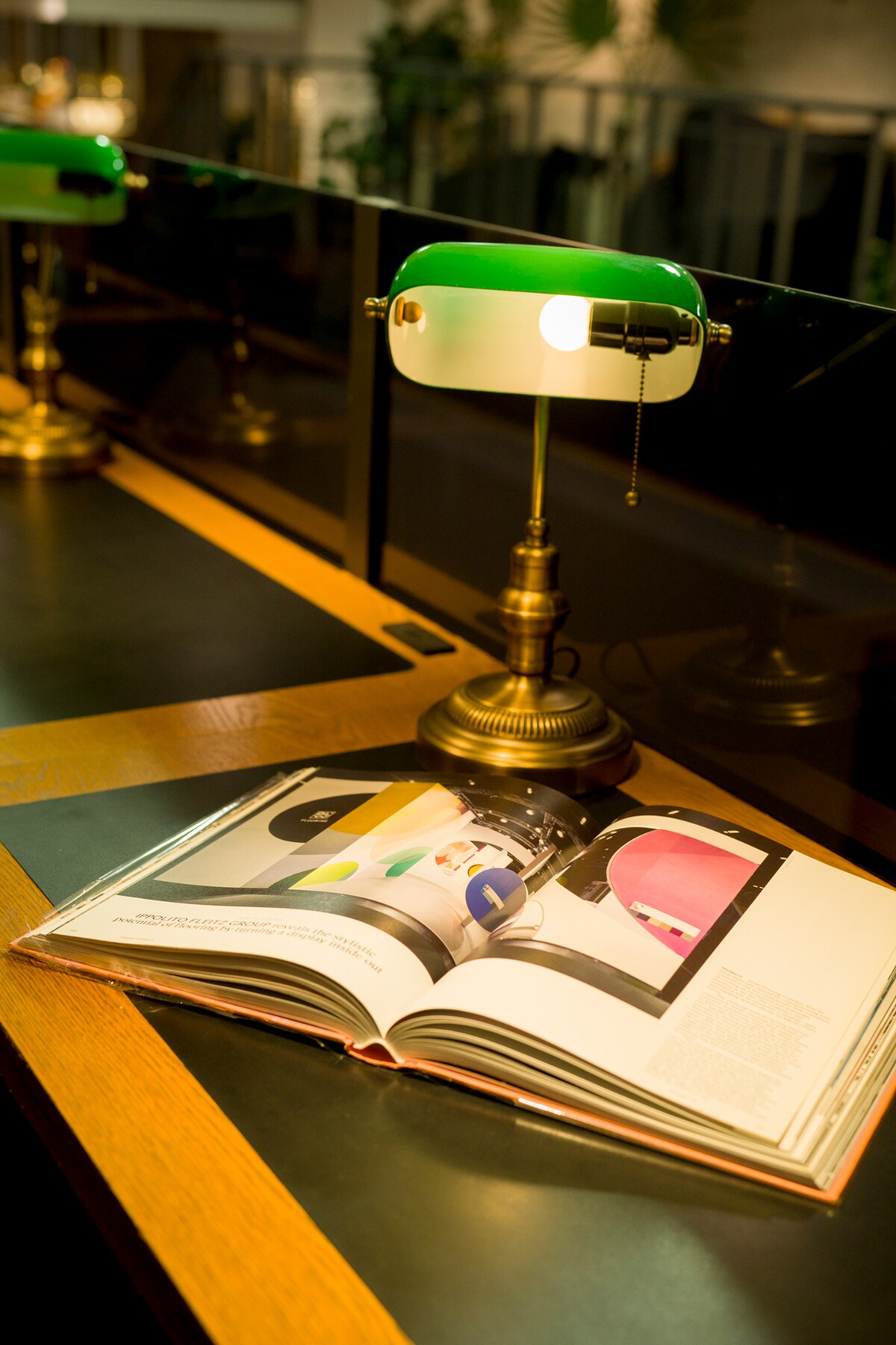 ゆうゆうとした空間で読書を楽しめる。