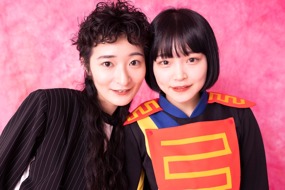 左からリンリン（BiSH）、チャンベイビー（GANG PARADE）。