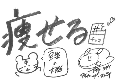 アイカ・ザ・スパイ  直筆メッセージ