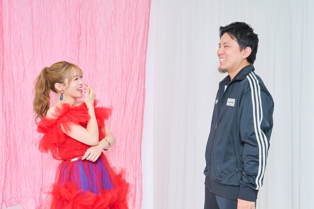 左から友希、Ryo'LEFTY'Miyata。