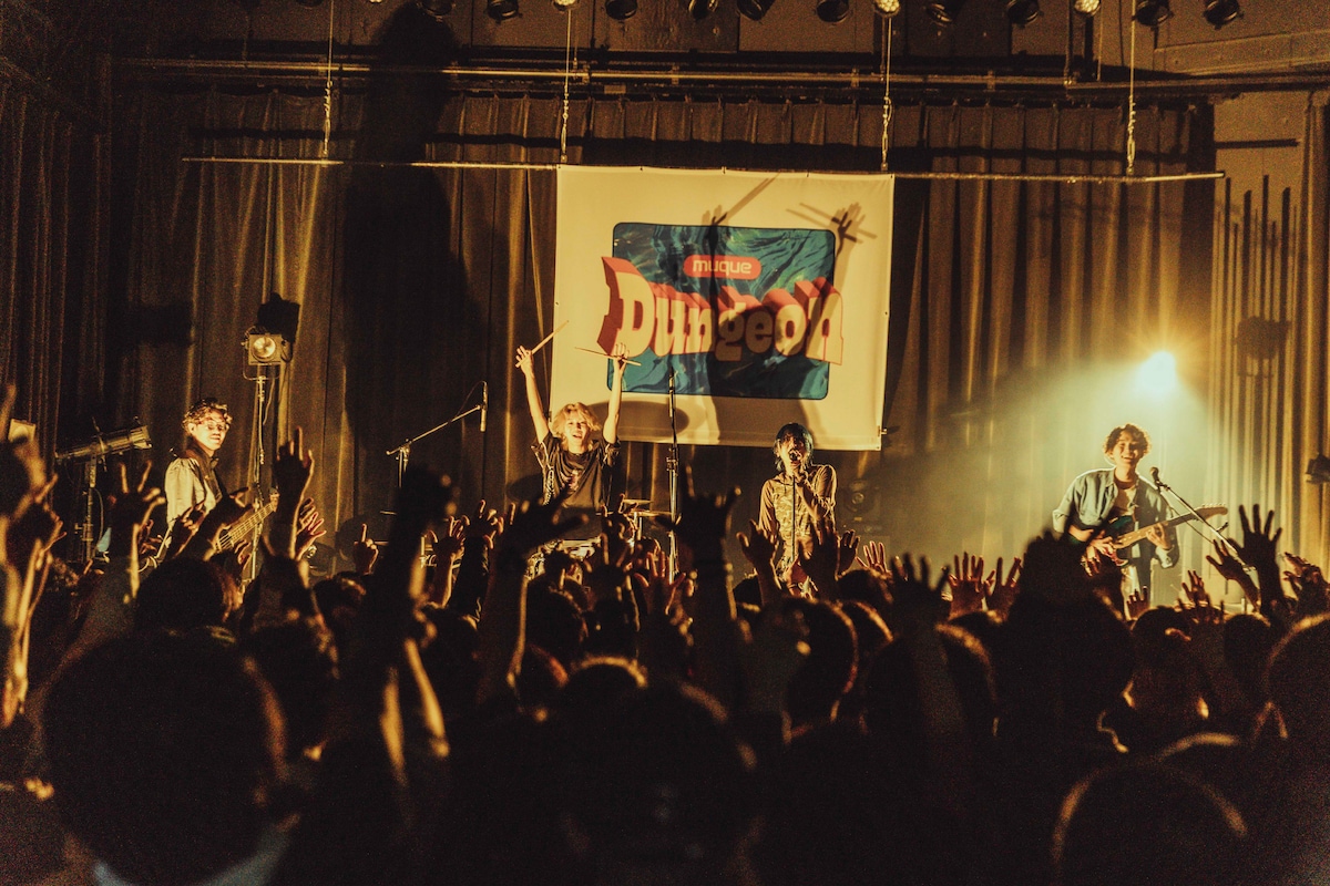 ワンマンツアー「muque 1st Oneman Tour "Dungeon"」東京・WWW X公演の様子。（Photo by Ray Otabe）
