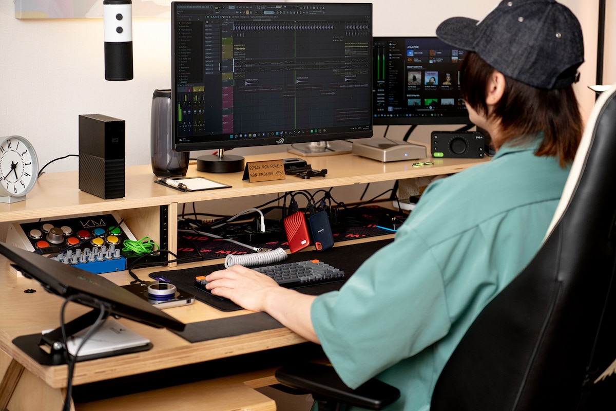 ビッケブランカの創作現場。