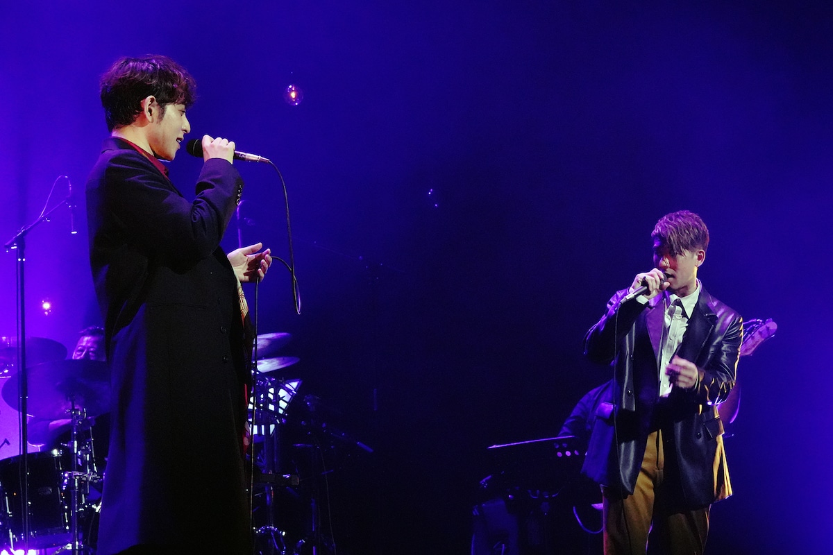 「CHEMISTRY 20th anniversary TOUR 第三章『This is CHEMISTRY』」の様子。