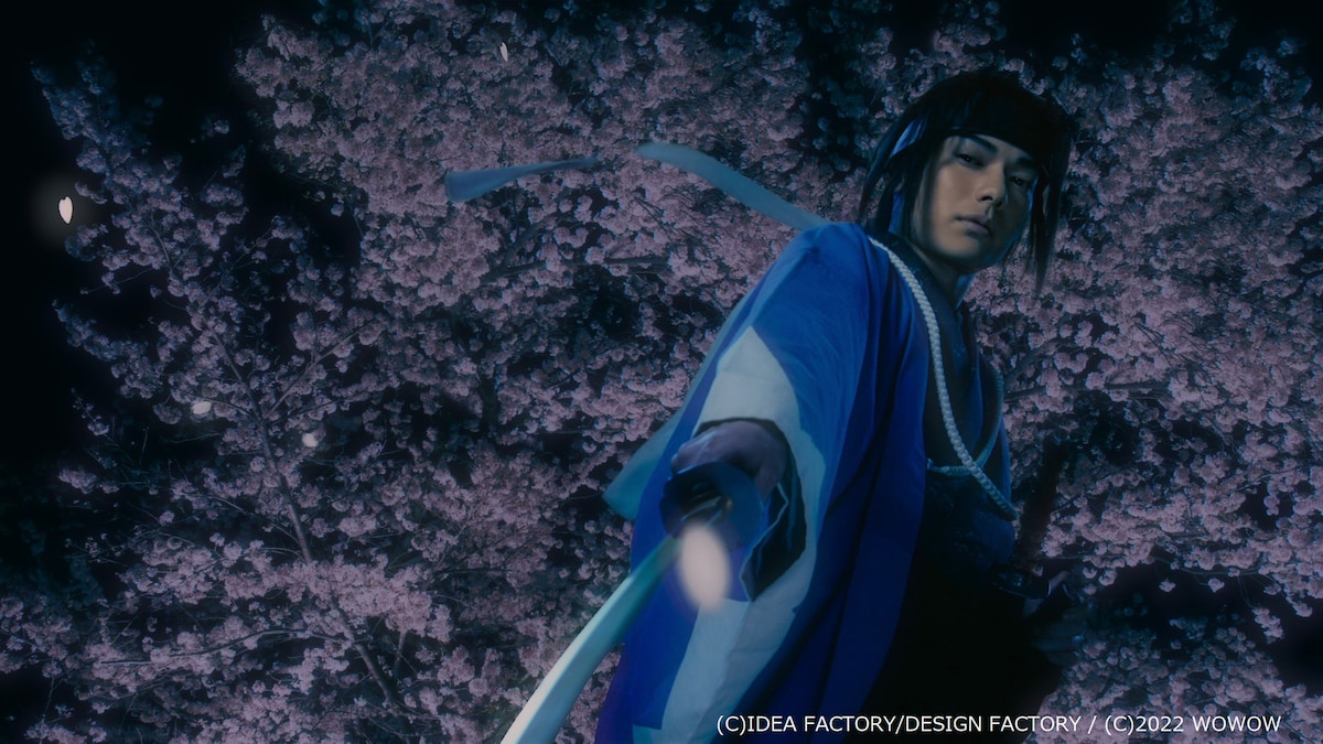 「WOWOWオリジナルドラマ 薄桜鬼」より、崎山つばさ演じる土方歳三。