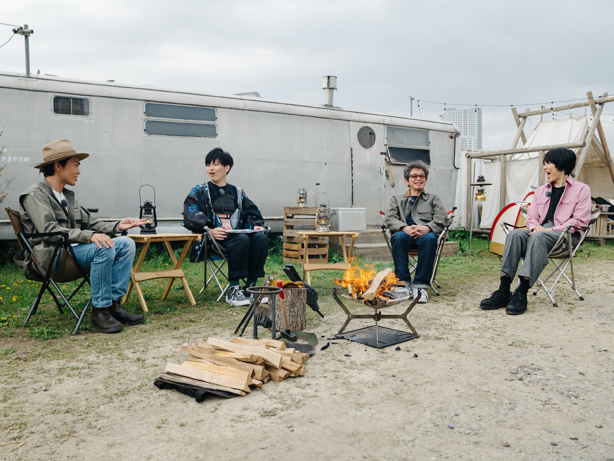 トークパート収録の様子。